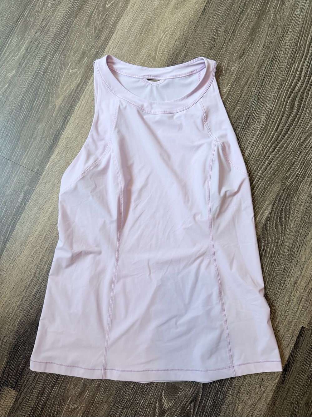 lululemon athletica Pale Pink High-Neck Performance Tank
